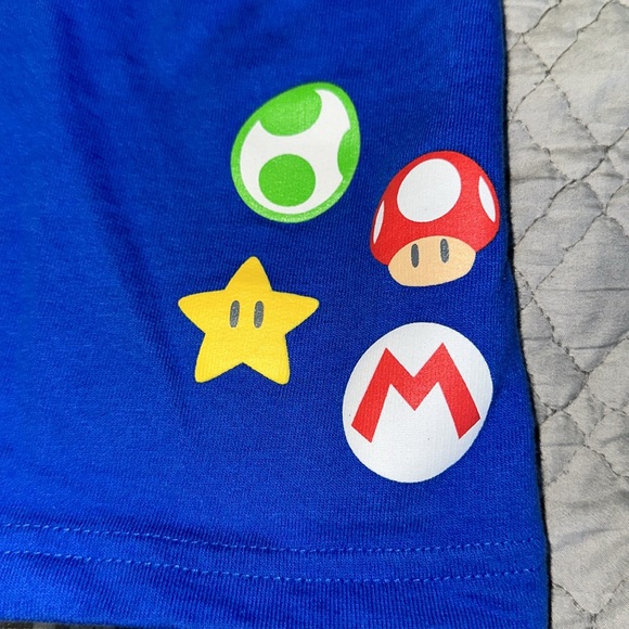 Nintendo Super Mario Brothers Kid Boy Mario & Luigi French Terry Shorts - Picture 3 of 5